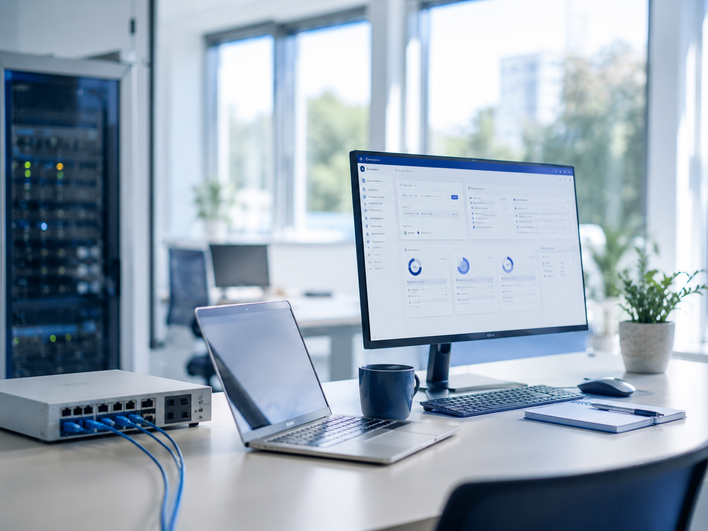 Moderne IT-Arbeitsumgebung für sichere und stabile Unternehmens-IT